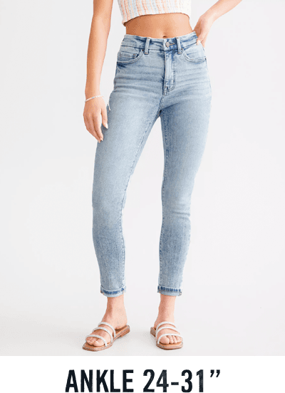 Women's Ankle Length Jeans