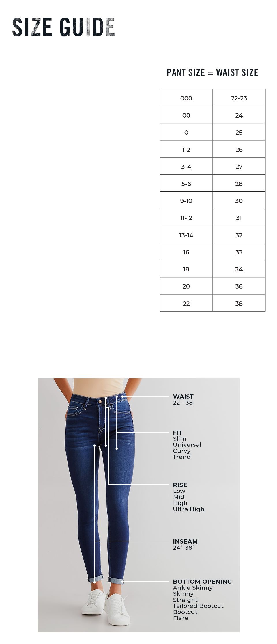 Women's Jeans Fit Guide | Buckle